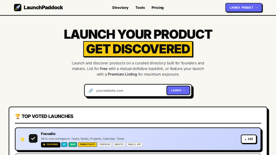 LaunchPaddock social preview